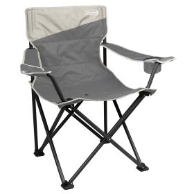 Coleman Big &amp; Tall Quad Camping Chair - Grey