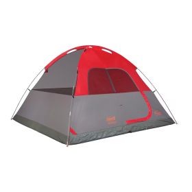 Coleman 4-Person Flatwoods II&trade; Lightweight Dome Camping Tent - Red