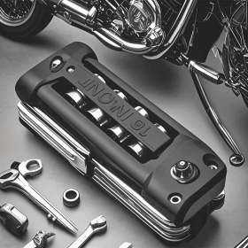 Outdoor Emergency Bike Multitool, ABS & Stainless Steel Motorcycle Repair Kit, Compact Bicycle Tool Set with Hex Keys, Screwdrivers