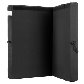 Bouldering Crash Pad, Bi-Fold Rock Climbing Crash Pad with Adjustable Backpack Straps and Handle