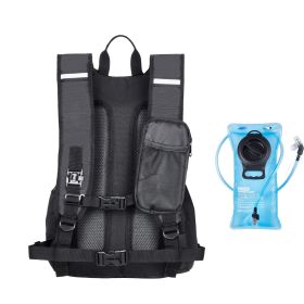 Hydration Backpack, 25L Insulated Hydration Pack Backpack with 2L TPU Water Bladder, Hiking Water Backpack with Storage for Men Women (Color: Black, Type: Regular Type)